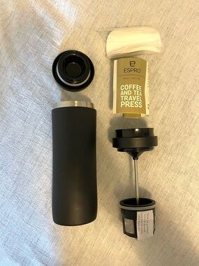 ☕ Espro Travel Press Coffee & Tea Brewer | Black | OS | NWT